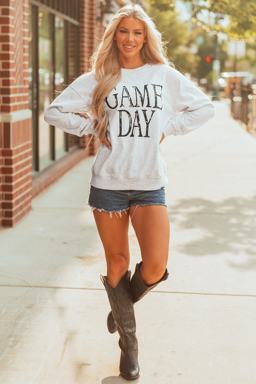 Vintage GAME DAY Sweatshirt