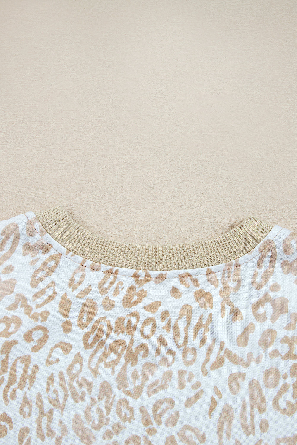 Leopard Ruffle Sweatshirt